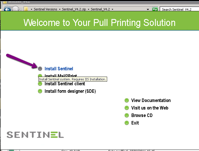 Print Management Software Installation